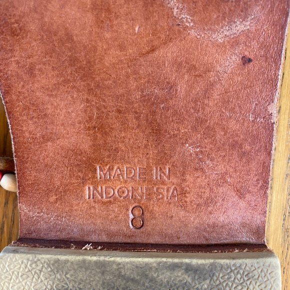 Vintage Hippie-Girl Thong Sandals Sz 8 - Picture 8 of 8